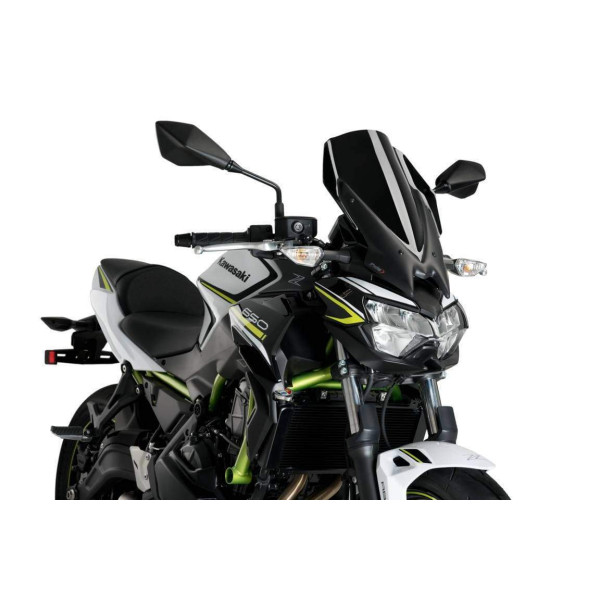 Puig Puig touring screen | black (opaque) | kawasaki z 650 2020>current